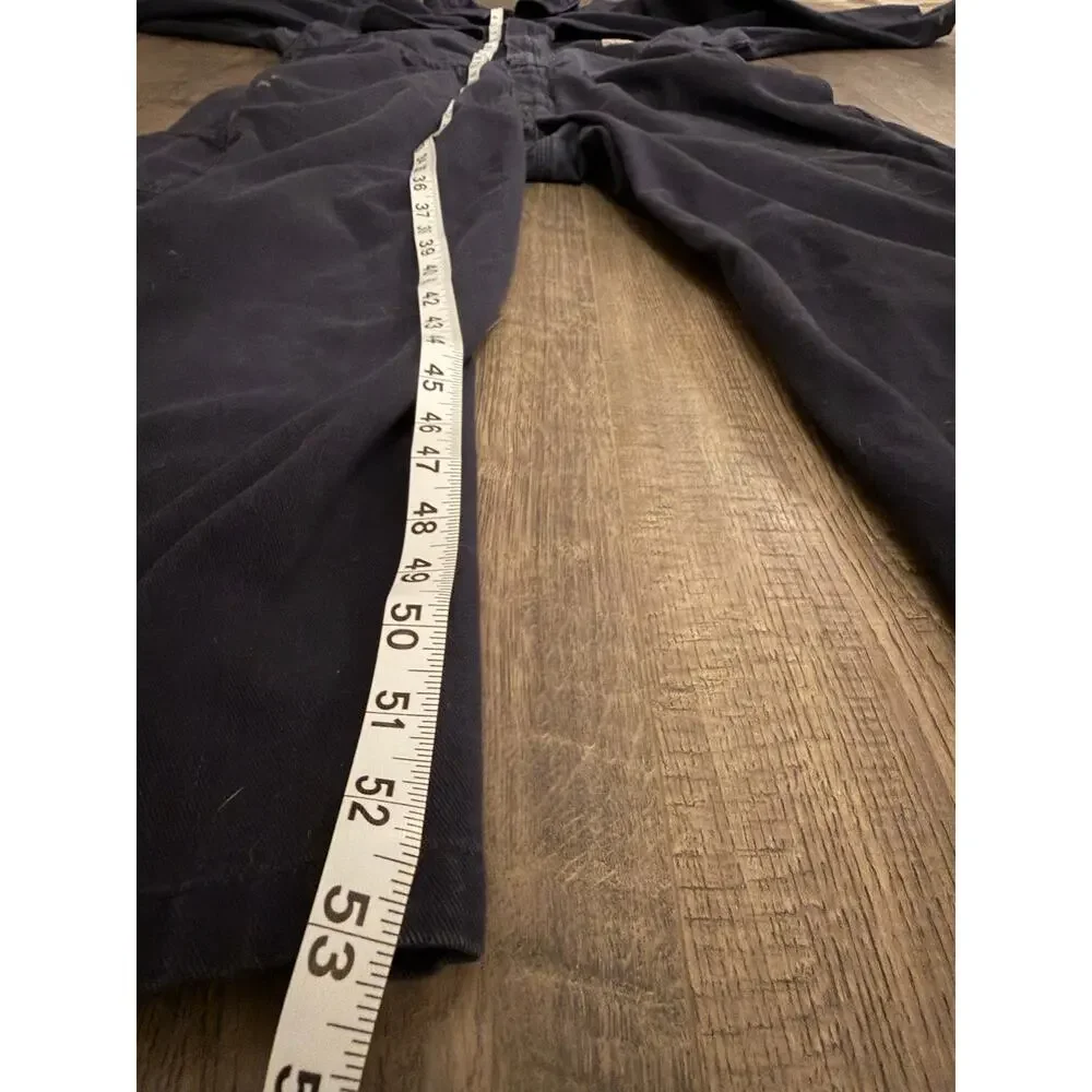 Carhartt FR Coveralls Men 48 Regular Navy Blue Flame Resistant Jumpsuit XL